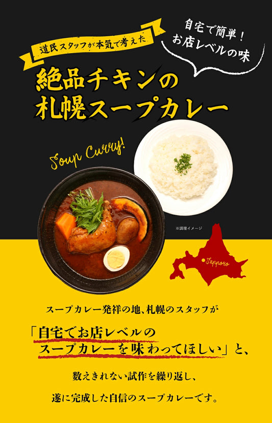 【ランキング上位入賞！】絶品チキンの札幌スープカレー 10食 セット 送料無料